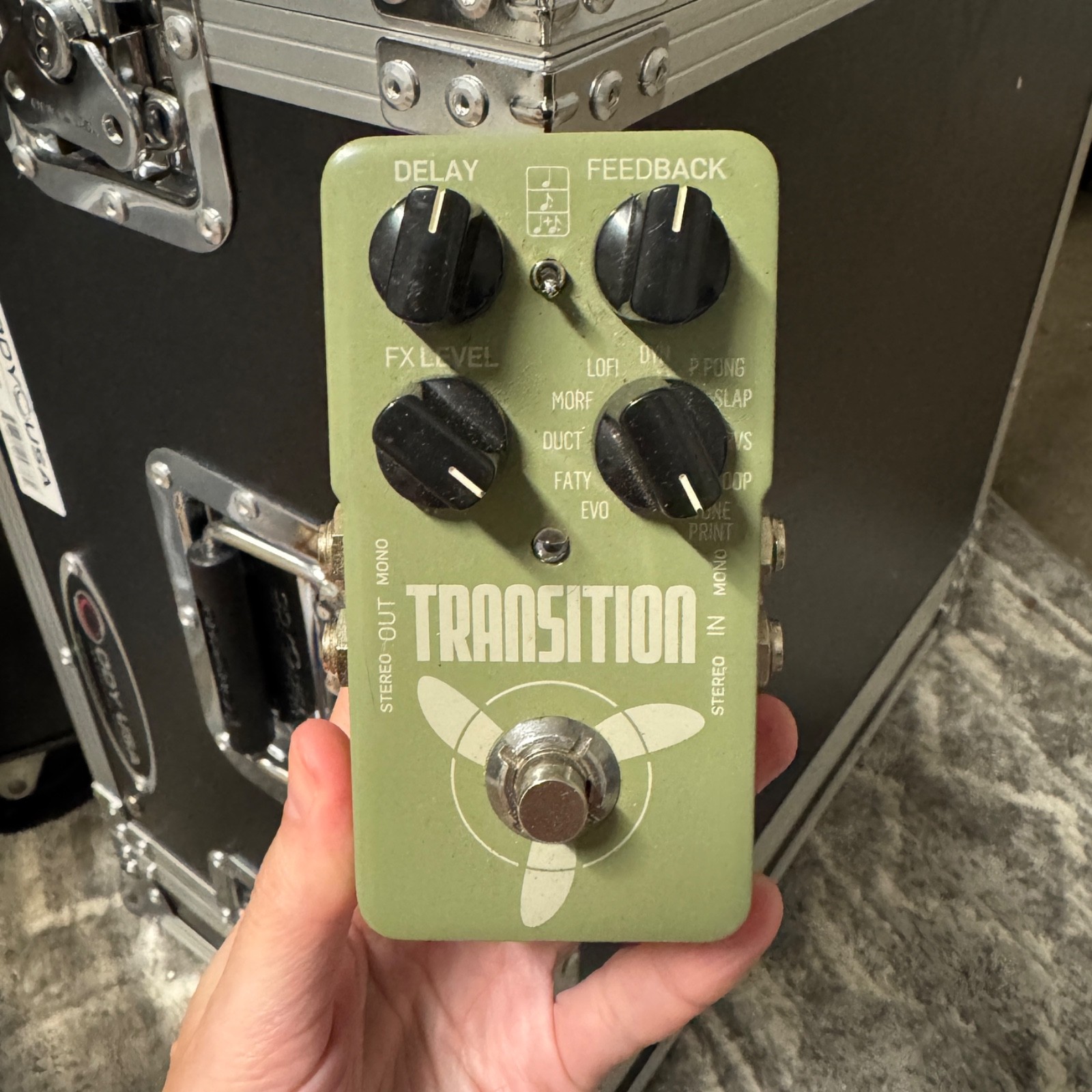 TC Electronic Transition Delay Guitar Pedal – Stereo Delay w/ TonePrint