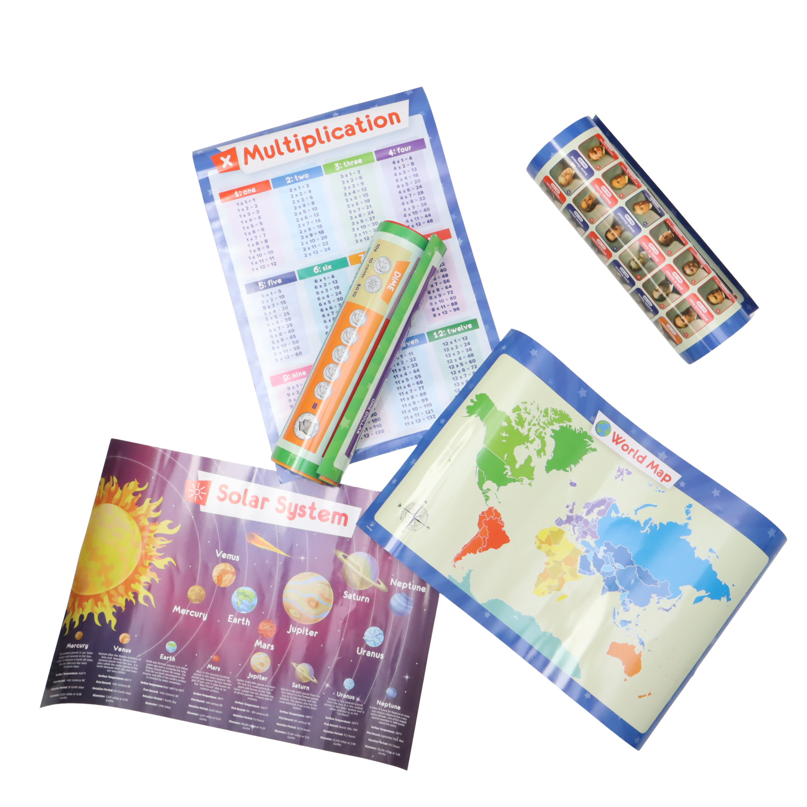 19 Educational Wall Posters For Kids Laminated Simply Magic Great for Teaching