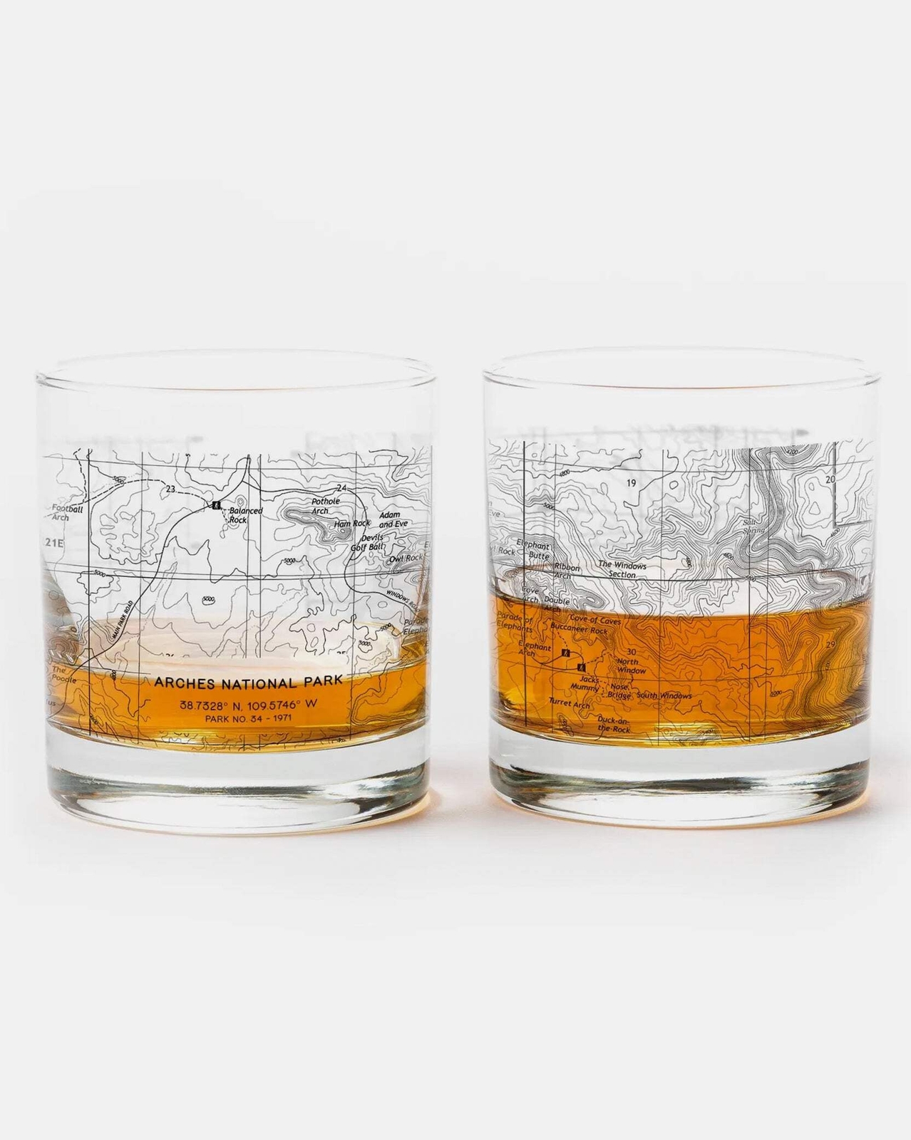 Arches National Park Whiskey Glasses
