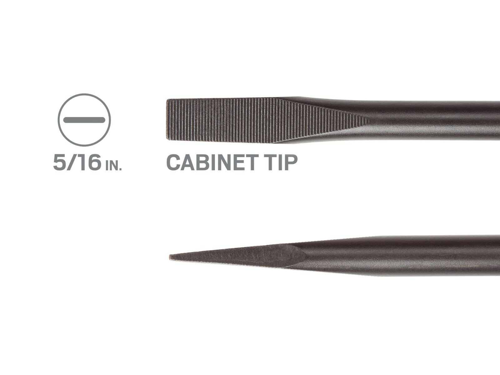 Tekton 26635 5/16 Inch by 8 Inch Slotted Screwdriver, Made in USA