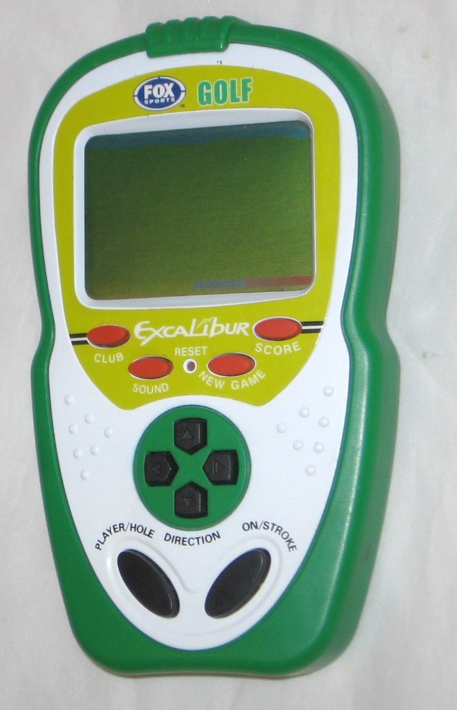 FOX SPORTS GOLF Electronic Handheld Travel Game by Excalibur Works Tested NB