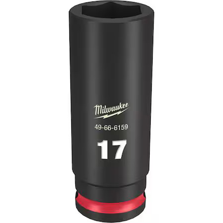 Milwaukee Tool 49-66-6159 17Mm Shockwave Impact Duty 3/8 In. Drive Deep Well 6