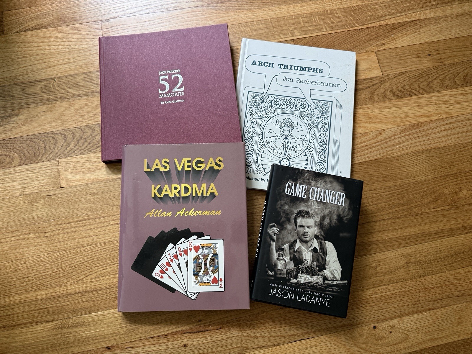 MINT Card Magic Books - Allan Ackerman Las Vegas Kardma Ladanye Jack Parker plus