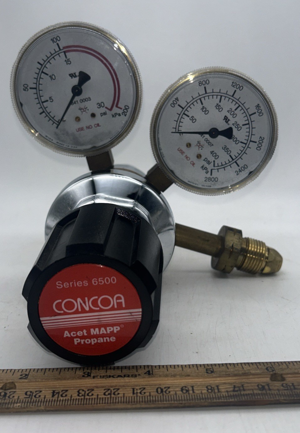 CONCOA SERIES 6500 MAPP PROPANE REGULATOR CGA 510 8066520-01-1 FUEL GAS