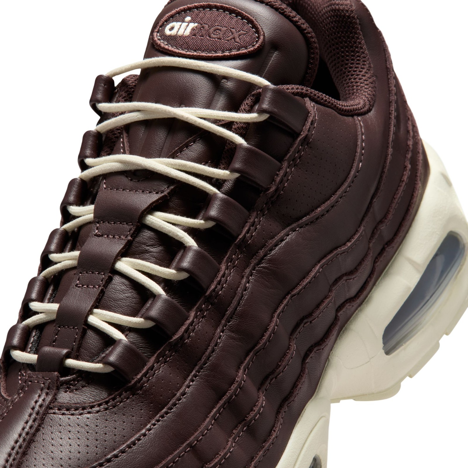 MENS NIKE AIR MAX 95 BIG BUBBLE LEATHER_BAROQUE BROWN IM0696-200-SIZE 8.5