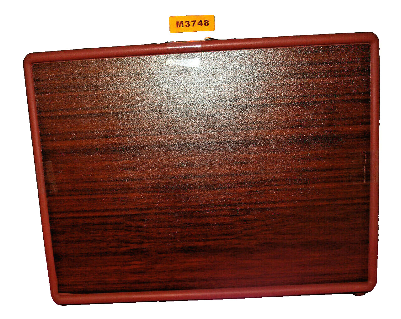 Table-Mate Brand TV Table  Adjustable  Foldable  Original Woodgrain   New  M3748