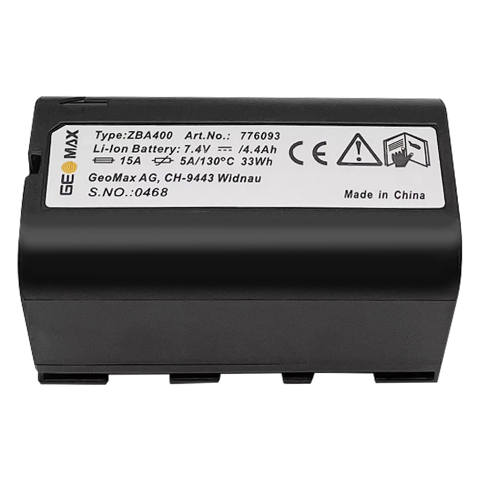 New Geomax ZBA400 Battery for Geomax ZT20 ZT80 Series Total Station Surveying