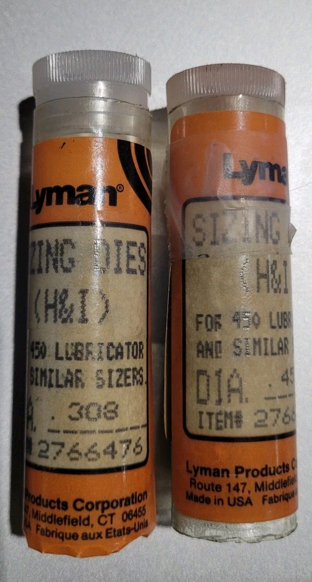 Lyman & RCBS Lube Sizer / Sizing Dies. New & Used Available. Many Sizes!