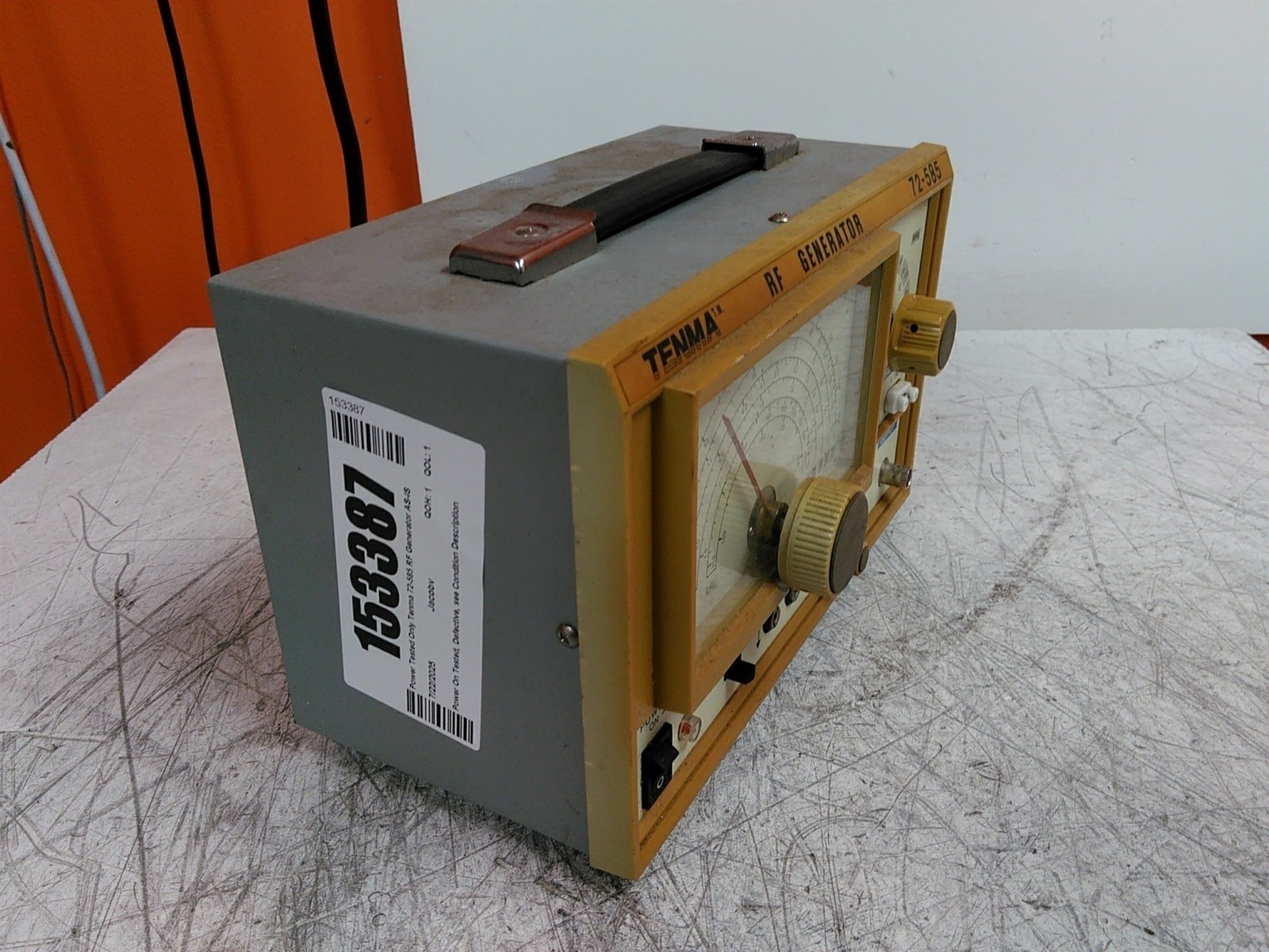 Power Tested Only Tenma 72-585 RF Generator AS-IS
