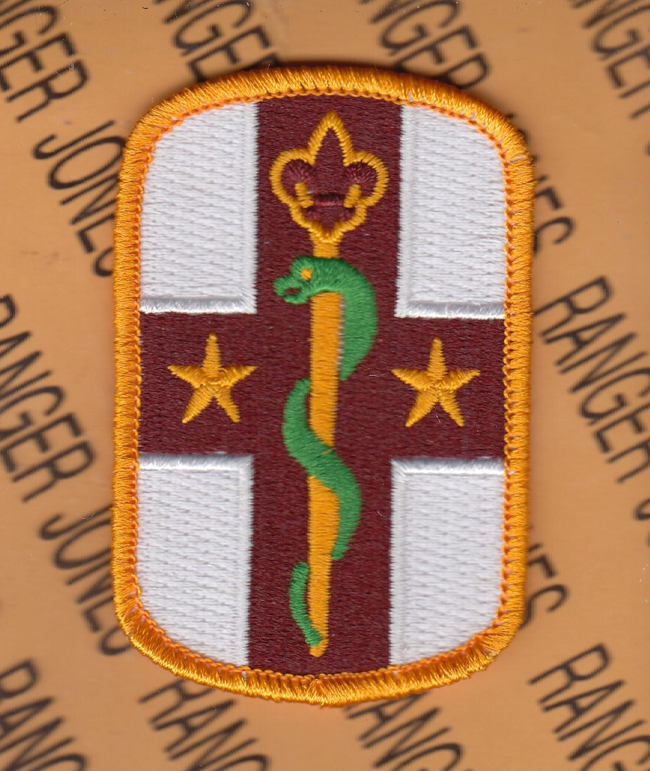 US Army 176th Medical Brigade ~3" dress uniform SSI patch m/e