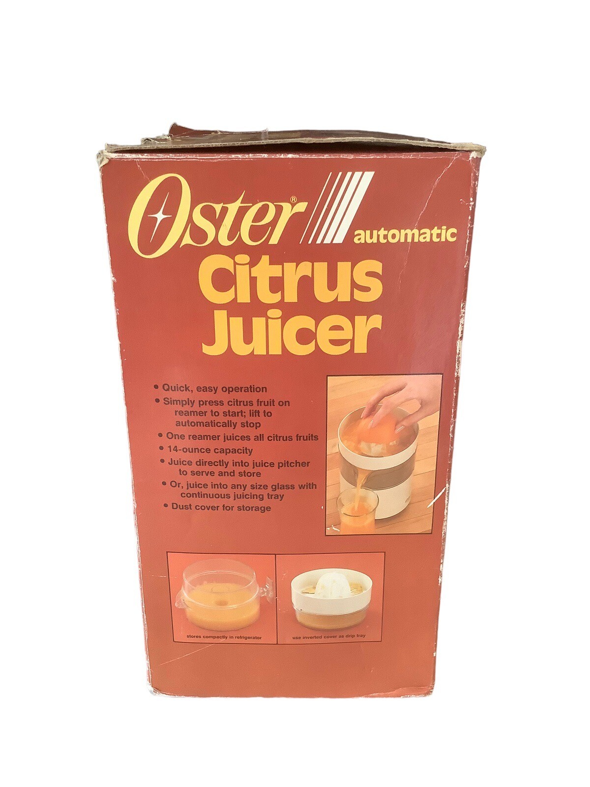 Vintage OSTER 4100-06 Automatic Electric Citrus Juicer 1987