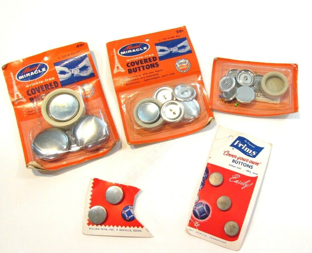 Create Your Own Covered Buttons Prims Maxant Miracle Wrinkle-Free Lot