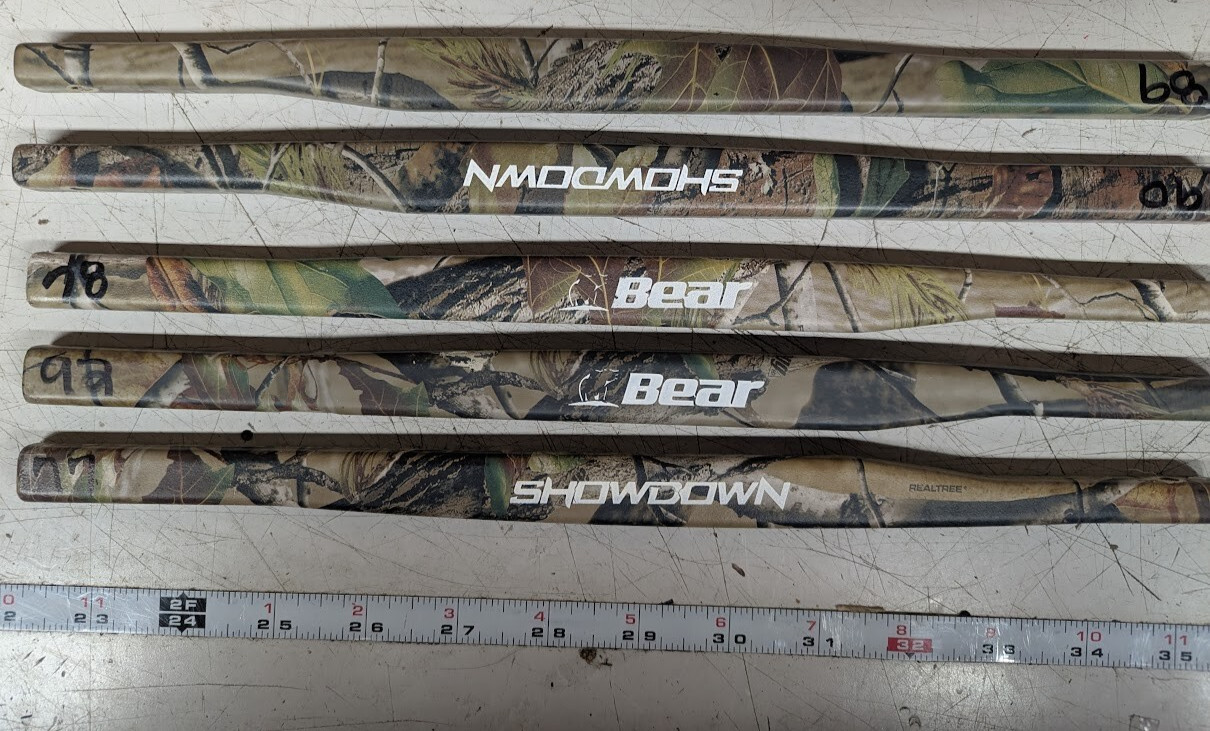 Bear Archery Showdown Show Down Camo Replacement Compound Limbs