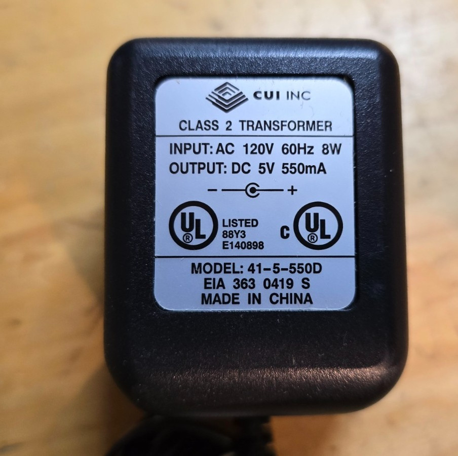 CUI Inc - Class 2 Transformer - Model 41-5-550D - NIB