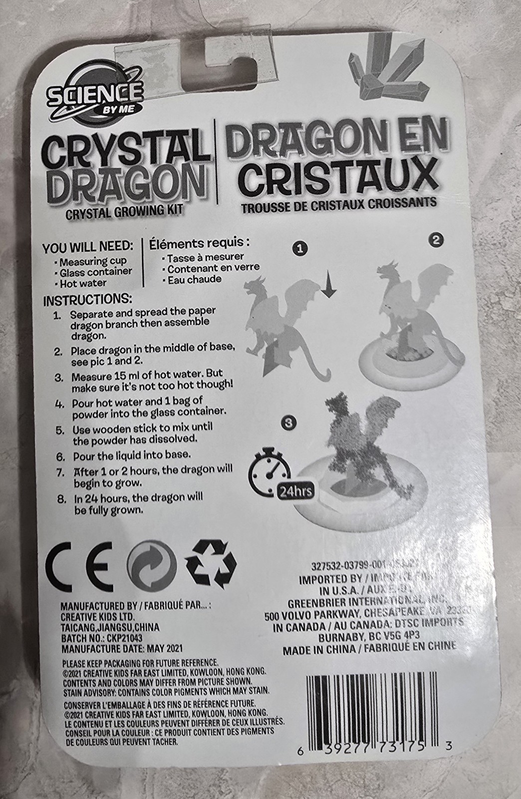 4 Pack Science By Me Crystal Grow Kits – Tree, Llama & Dragon