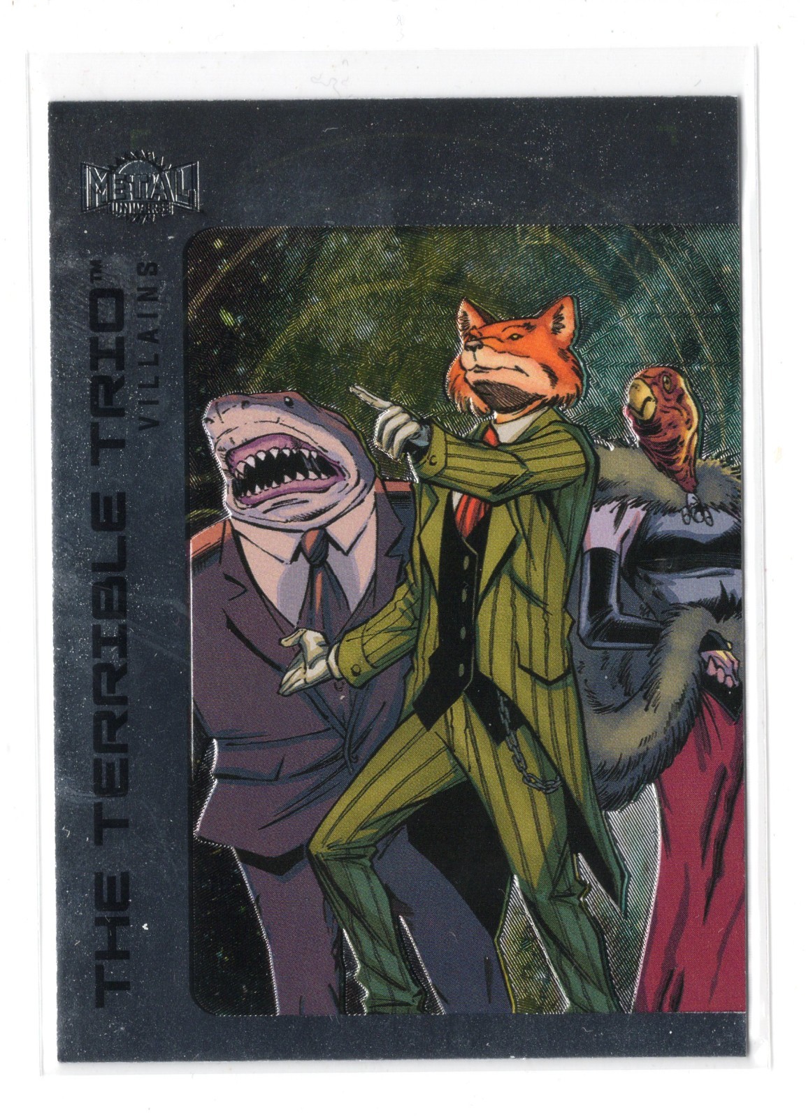 2025 Skybox Metal Universe Batman The Terrible Trio #175 VILLAIN HIGH SERIES SP