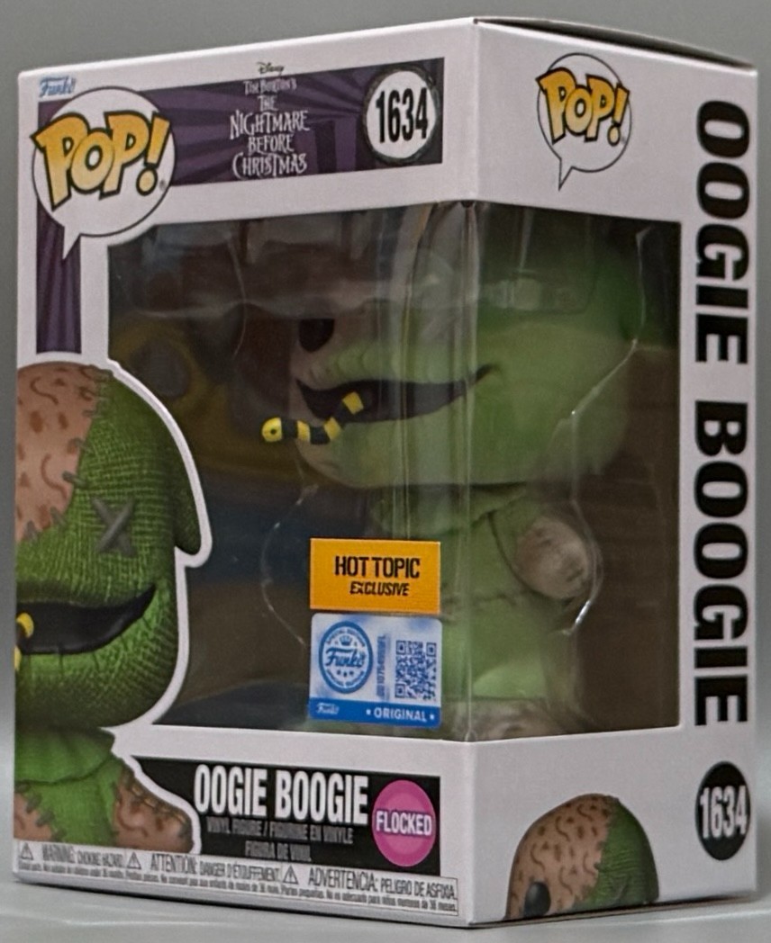 Funko Pop!  Oogie Boogie (Flocked Hot Topic Exclusive) #1634