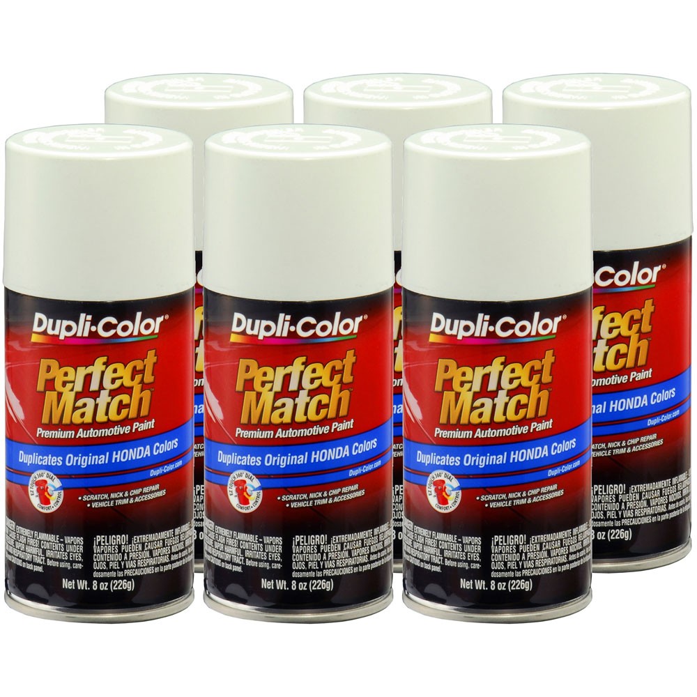 Duplicolor BHA0978 (6-Pack), Aerosol Paint for Honda NH578, Taffeta White