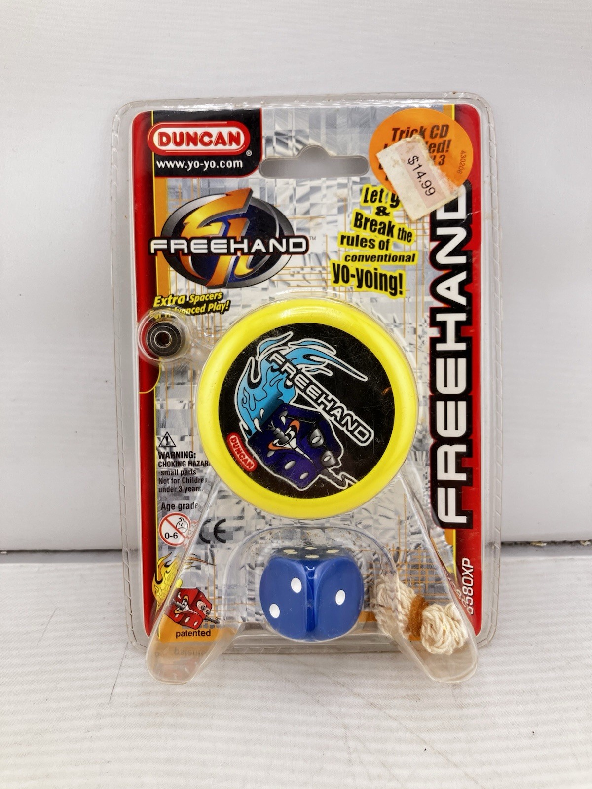 Duncan Original 2003 Freehand 3580XP Yellow YOYO