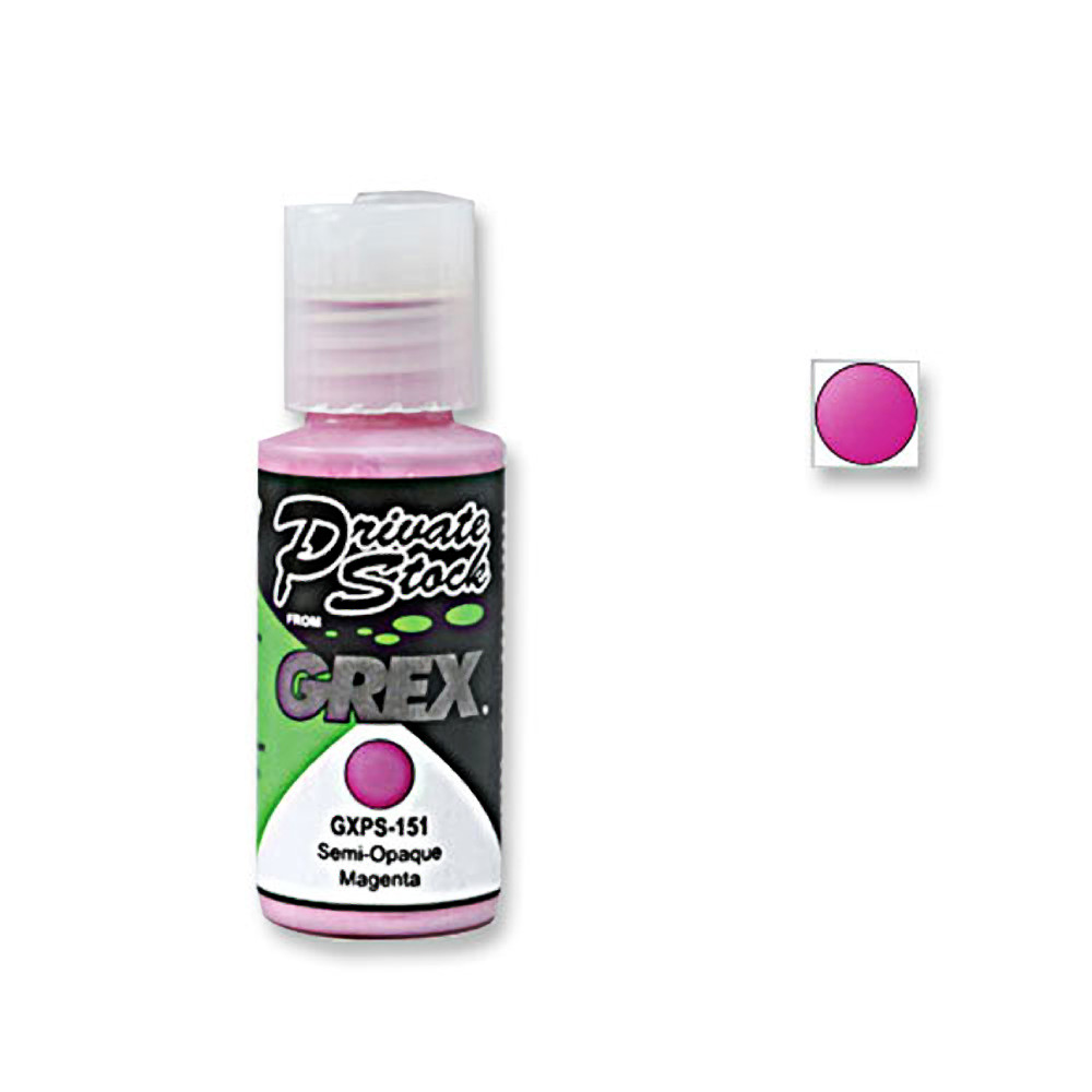 Grex Private Stock Semi-Opaque Magenta, 1 oz.