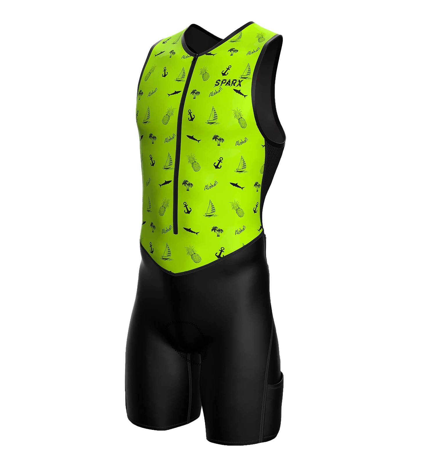 Sparx X Triathlon Suit Men Racing Tri Cycling Skin Suit Bike Swim Run