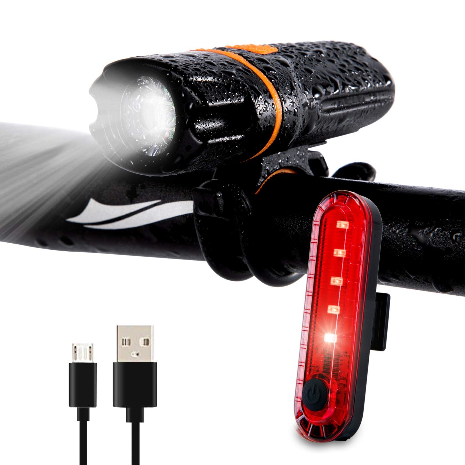 Bike Lights, Super Bright Bike Front Light 1200 Lumen, IPX6 Waterpr... Fast Ship