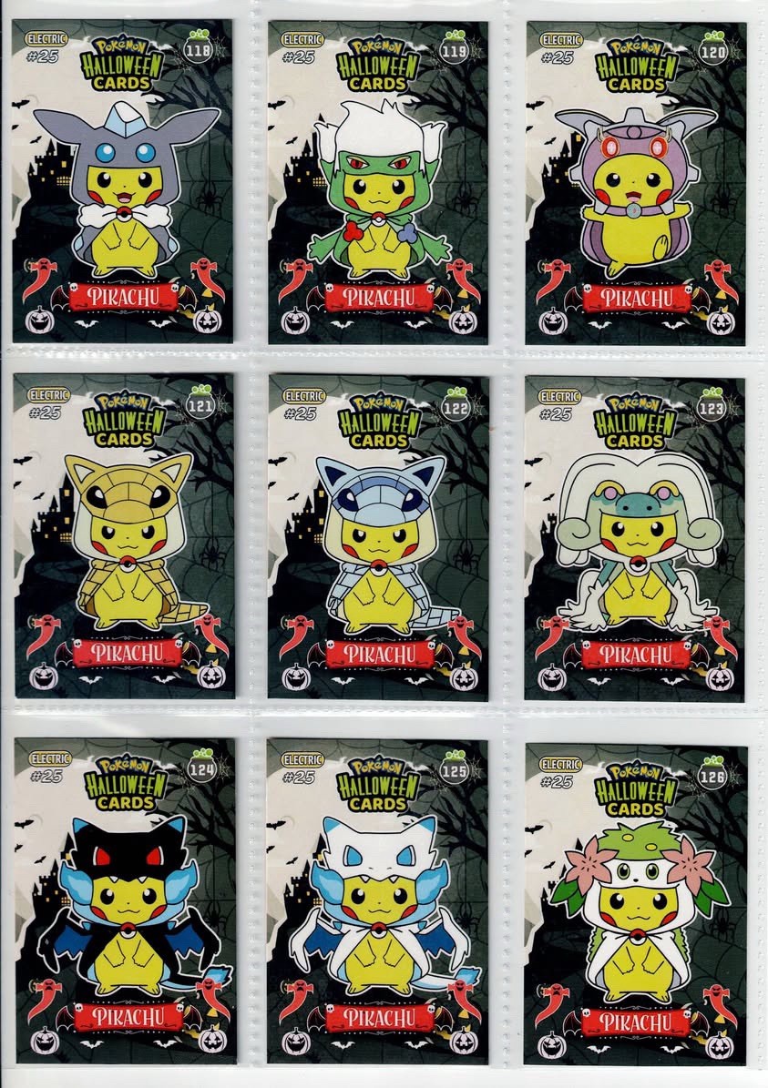 2025 BOX POKEMON HALLOWEEN Collectoons Cards - Full Set 150/150 Peru