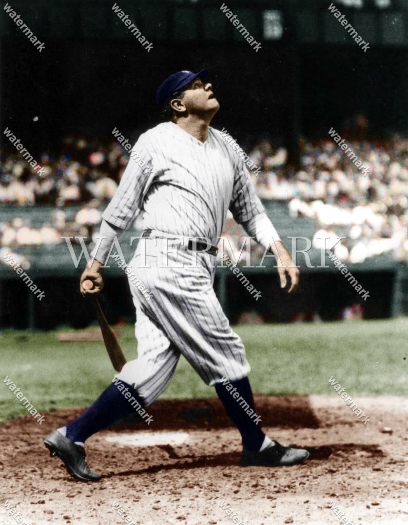 DO20 Babe Ruth The Bambino NY Yankees 8x10 11x14 16x20 Colorized Photo