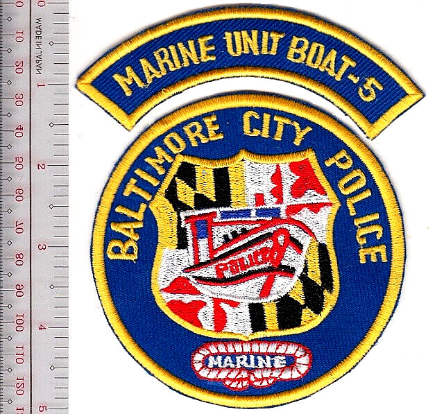 Police Patrol Boat Maryland Baltimore Police Department Marine 5 NO TARIFF