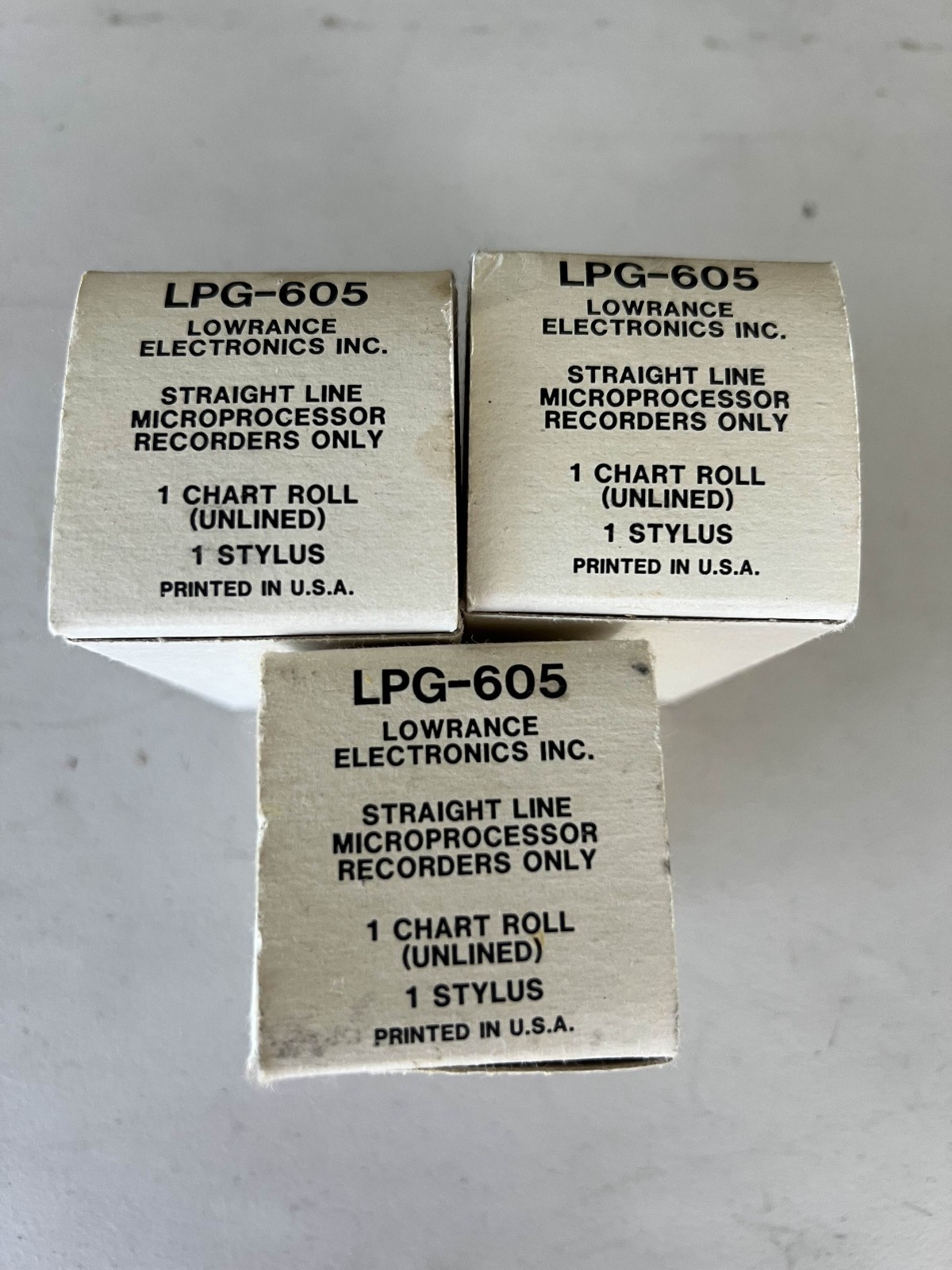 LPG-605 Graph Paper Lowrance Electronics Stright Line Microprocessors Recorders