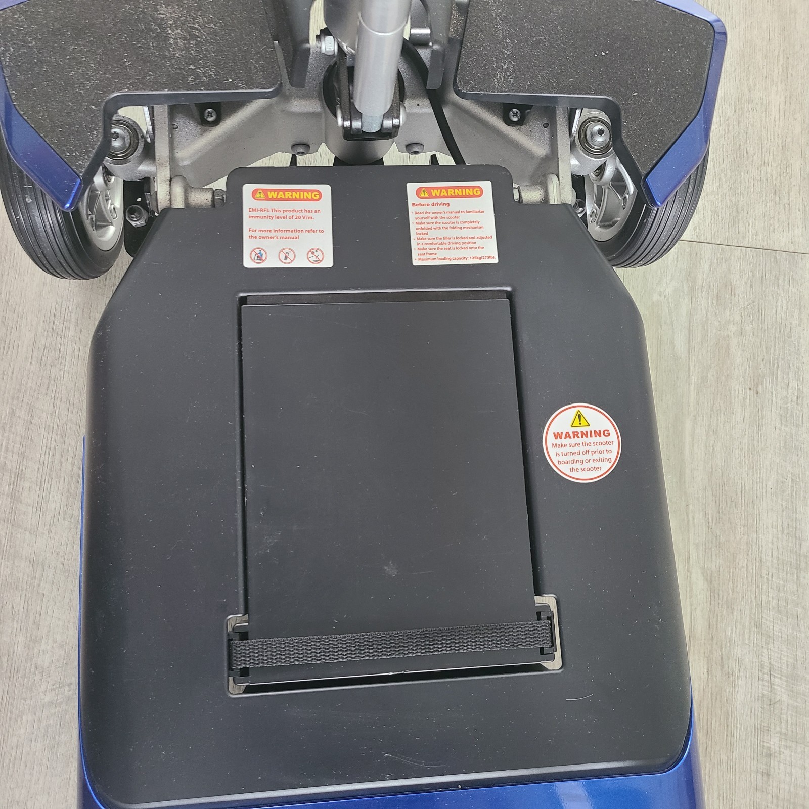 Solax Transformer 2 Electric Folding Mobility Scooter - Blue