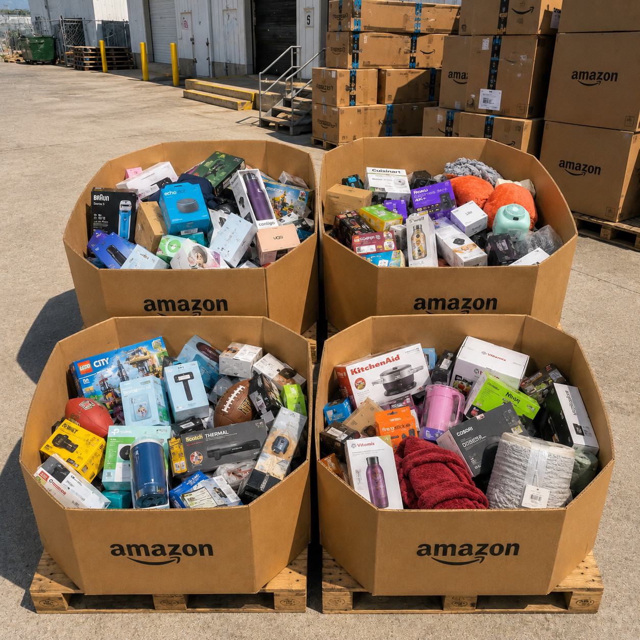 Amazon Retail Overstock Consumer Goods Wholesale Lot