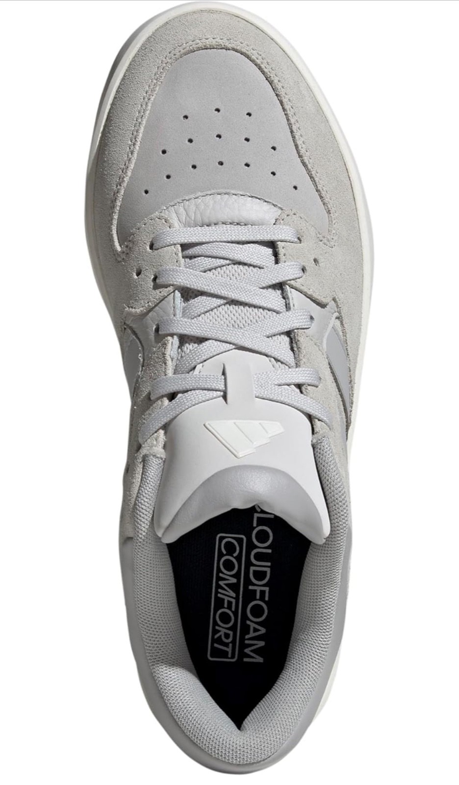 adidas Men's Court 24 Sneakers | Grey/Off White | Size: 11 M