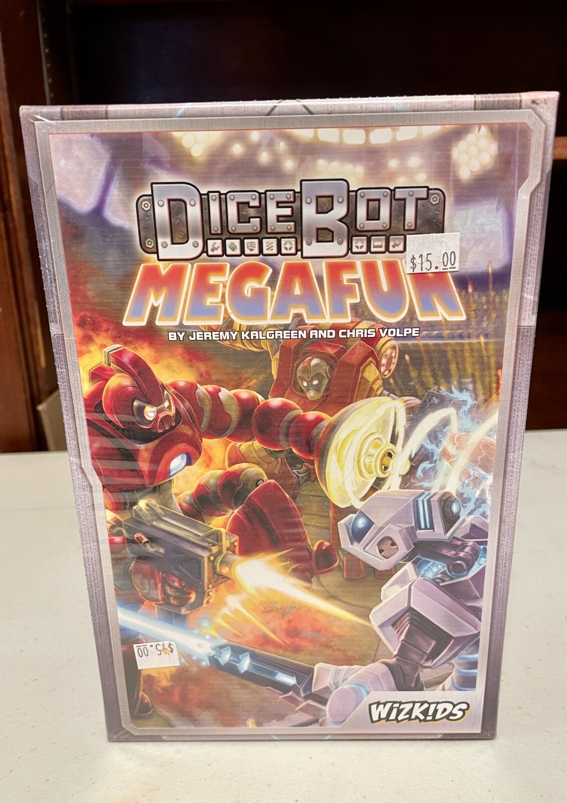 Dicebot Megafun Board Game by WizKids – New Sealed
