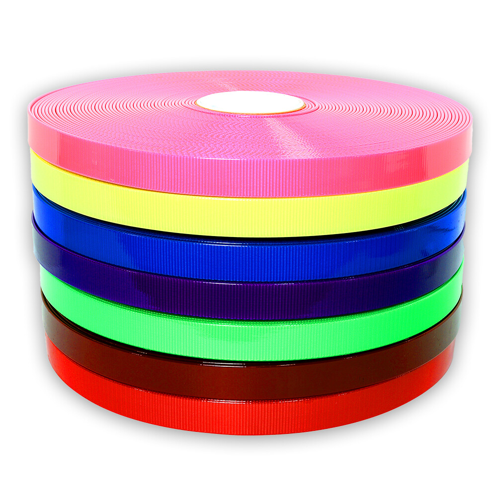 BioThane® 1" Gold Standard Coated Webbing, Authorized Dealer #1 New Rolls