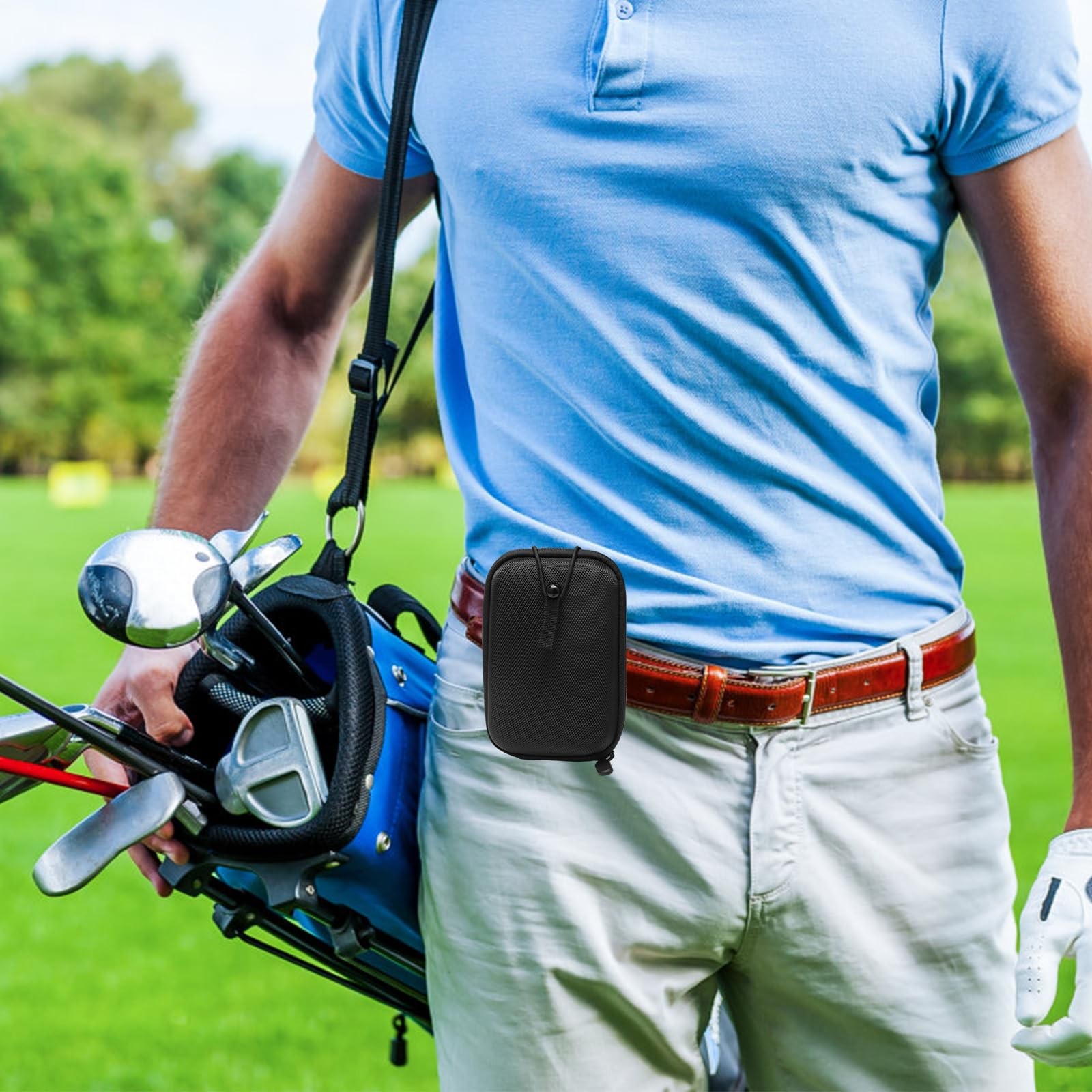 Golf Rangefinder Hard Shell Case Universal Carry Bag Holder Box Black