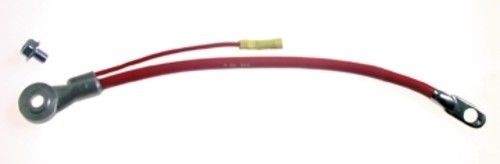 Side Terminal Battery Cable (w/single auxillary lead) - 30in 4-Gauge red (00331)