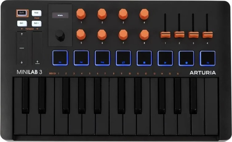 Arturia Minilab 3 25-key Usb Midi Controller - Orange Limited Edition