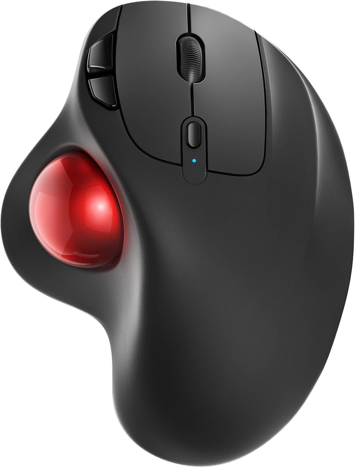 M501 Wireless Trackball Mouse, Rechargeable Ergonomic, Easy Thumb Control, Pr...