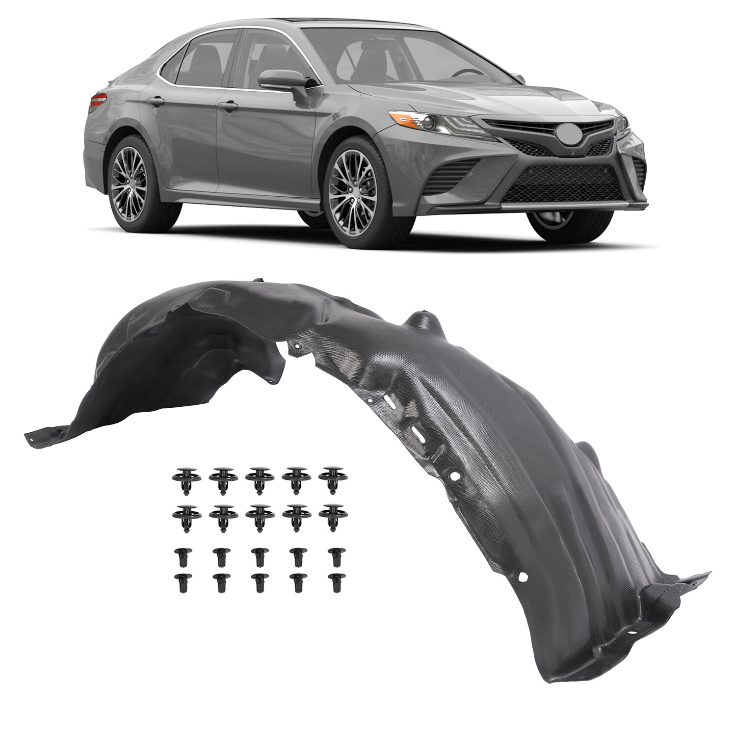 Front Passenger Right Fender Liner For Toyota Camry SE/XSE 2018-2024 #5387506320