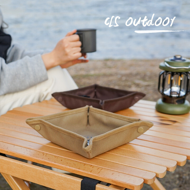Outdoor Storage Tray Desktop Organizer Camping Storage Tray Home Decoration