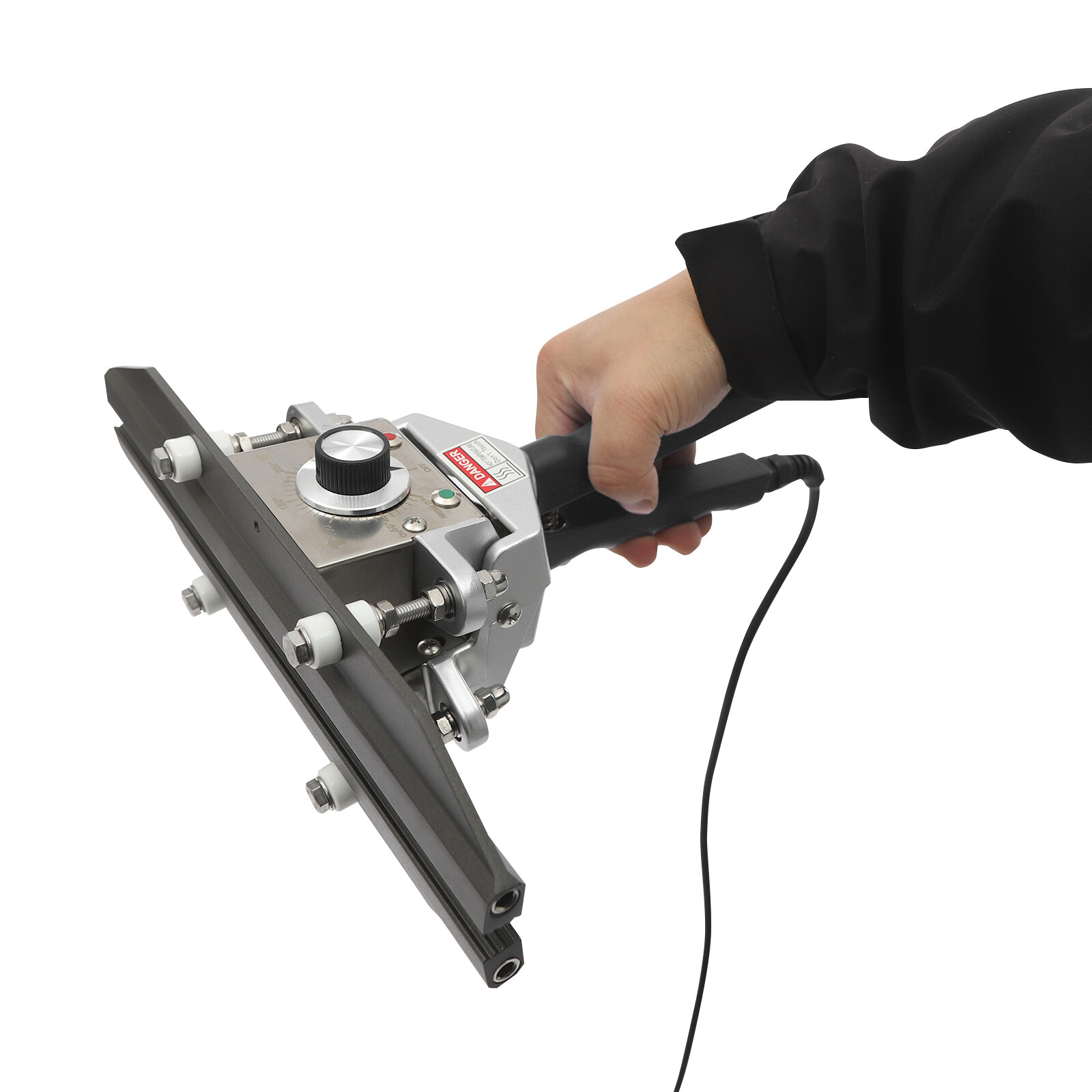 Hand Healed Crimp Sealer Manual Portable Heat Sealer for 0-30cm Length 500W