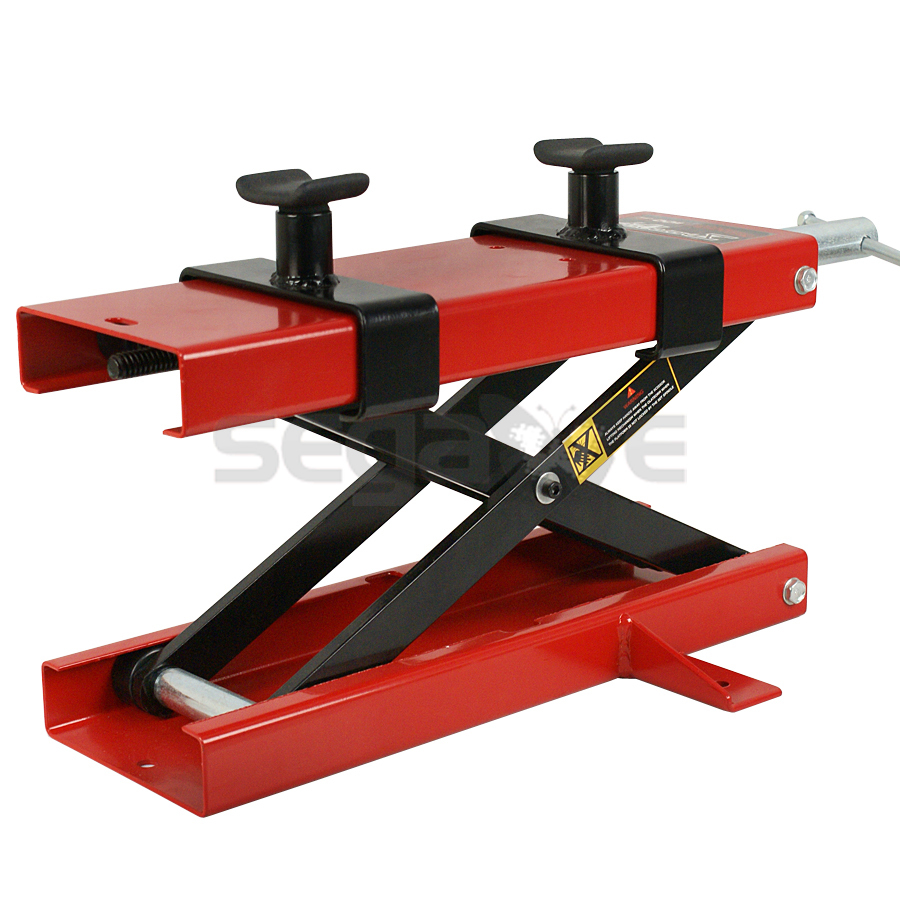 New 1100LB Motorcycle Scissor Jack Lift ATV Dirt Bikr Scooter Crank Stand
