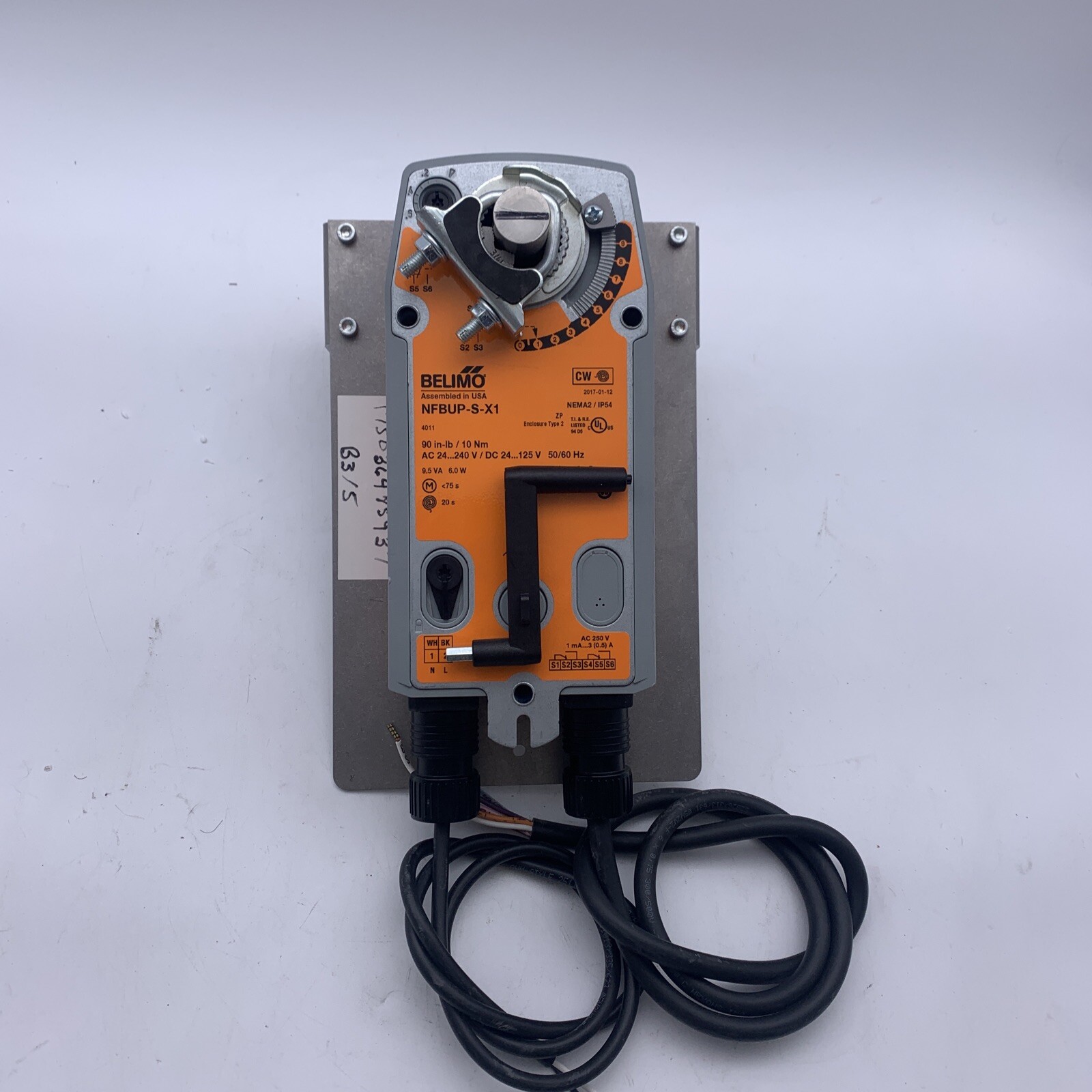 BELIMO NFBUP-S-X1 CONTROL ACTUATOR NFBUPSX1
