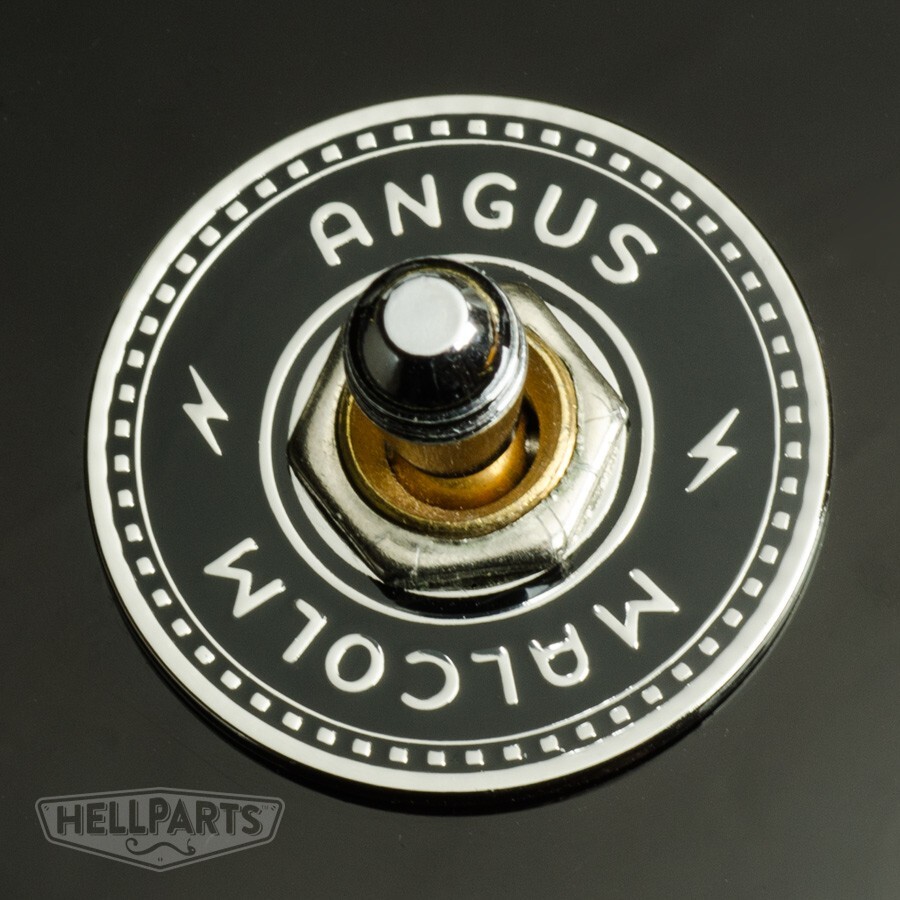 MALCOLM/ANGUS Brass Toggle Switch Washer Ring Rhythm Treble. Les Paul, SG More.