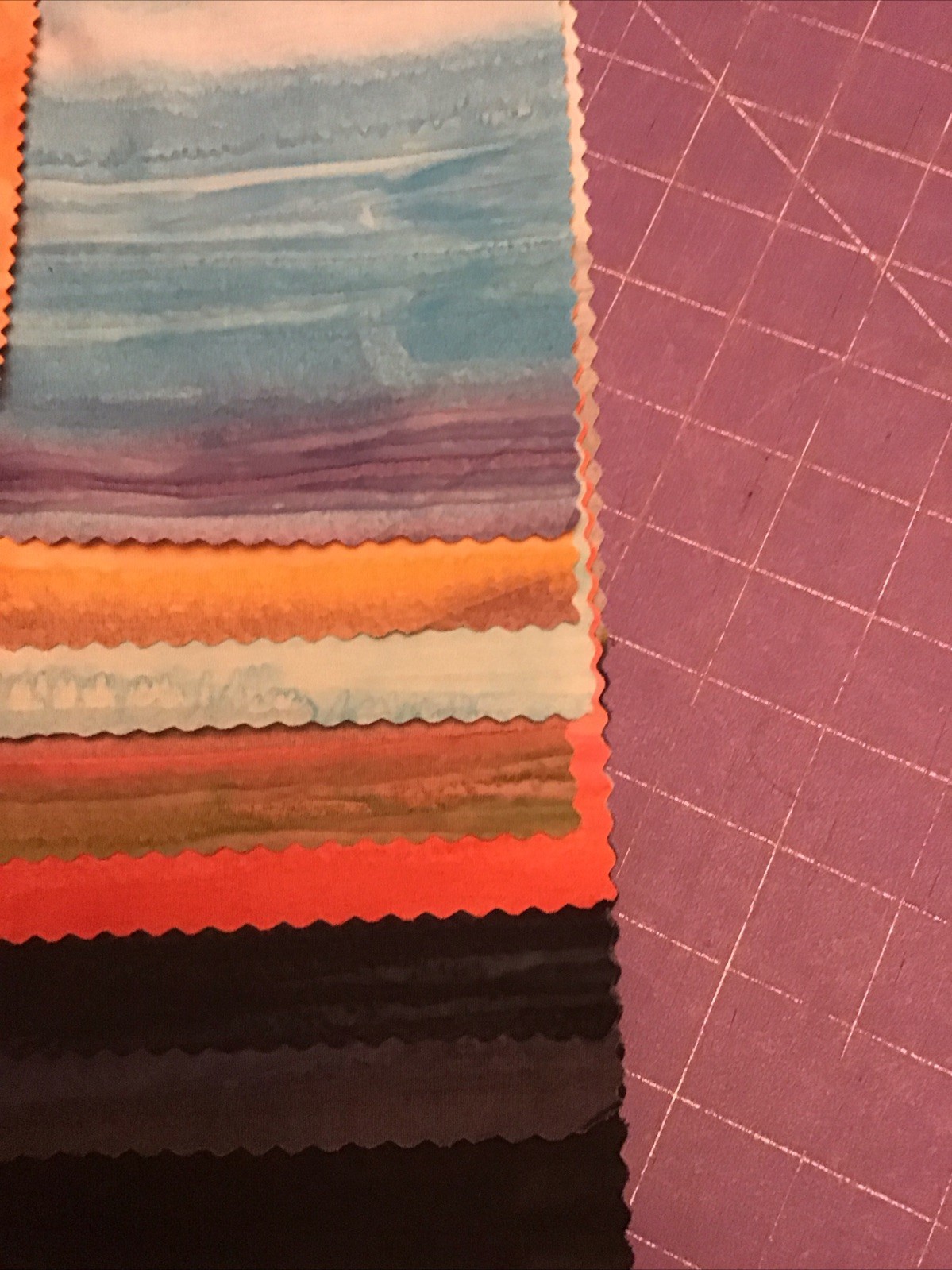 Fabric Batik Ombré 14 Piece Collection, Salesman Samples