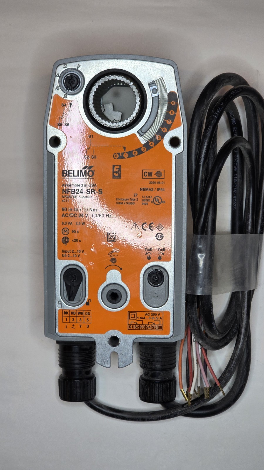 Belimo NFB24-SR 24V Spring Return Damper Actuator