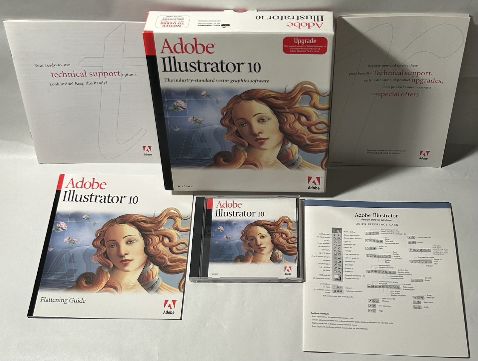Adobe Illustrator 10 for Windows Upgrade Version with Serial Number