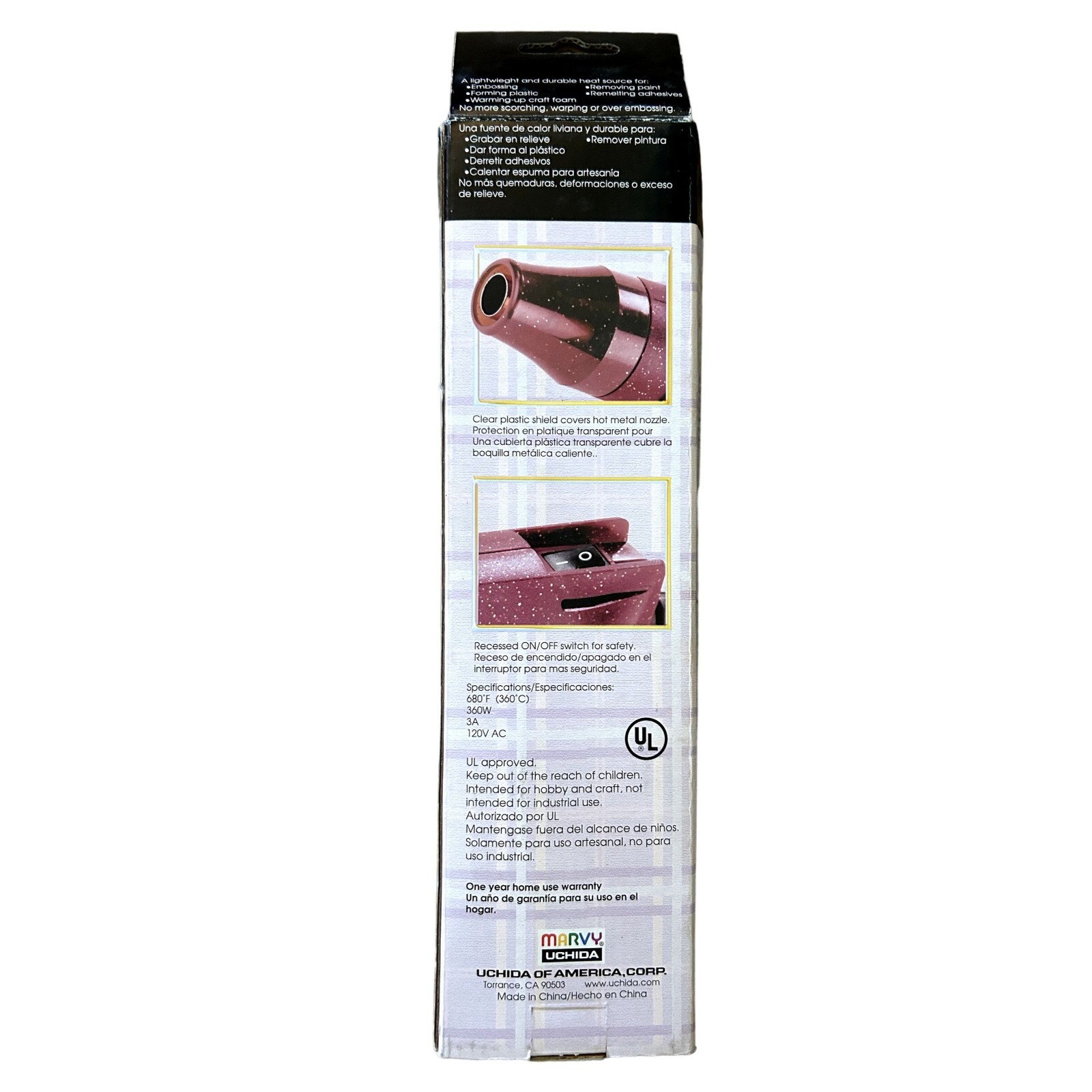 Embossing Heat Tool Marvy Uchida Model 2500 In Box