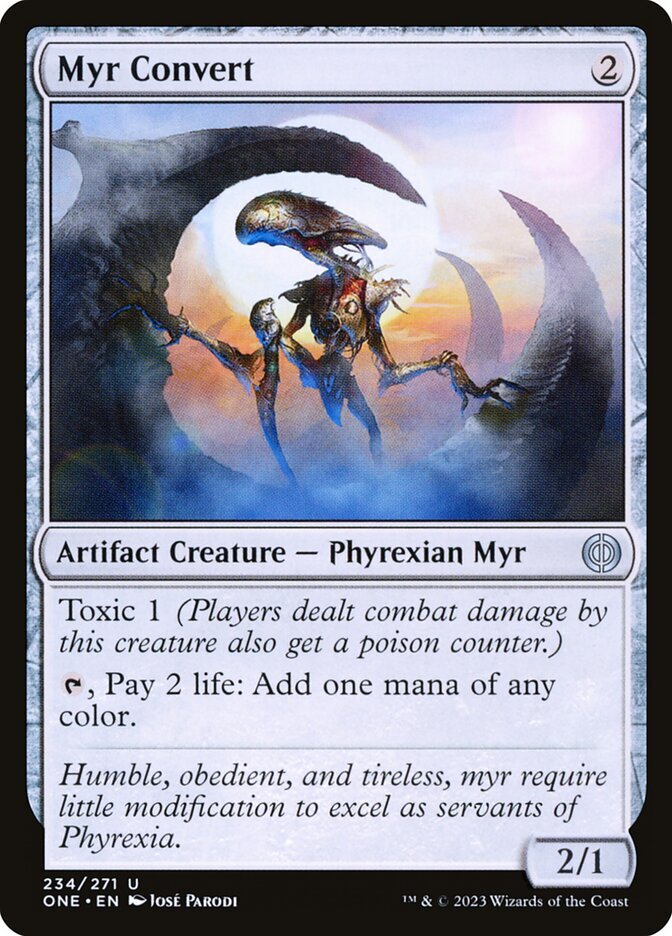 MTG Magic the Gathering Myr Convert (234/530) Phyrexia All Will Be One LP